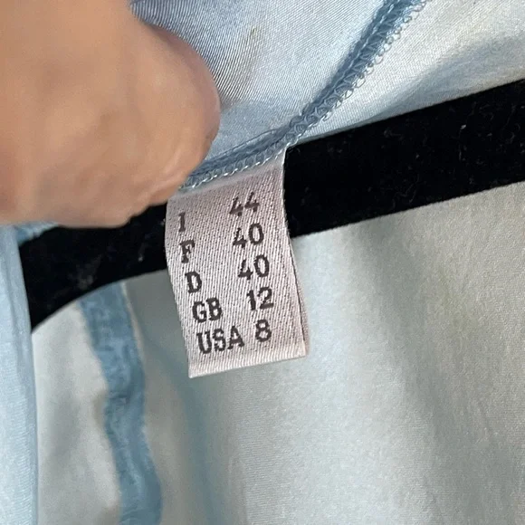 Vintage Philosophy by Alberta FERRETTI Light Blue Top - Picture 6 of 16